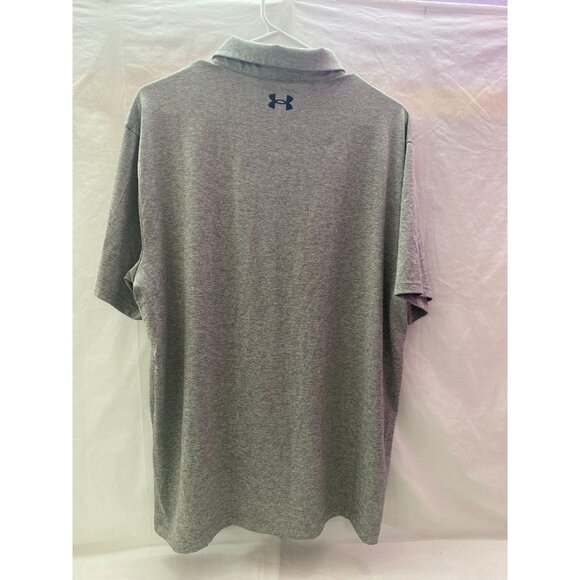Under Armour Men's Grey & Orange Short Sleeve Size XL The Playoff Polo. - Picture 3 of 4